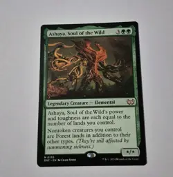 MTG Ashaya, Soul of the Wild Commander Duskmourn House Of Horror Regular Card LP - Image 1