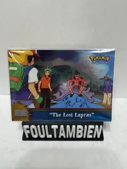 1999 Topps Pokemon TV Animation Edition The Lost Lapras Foil Card - Image 1