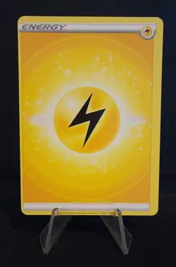 Pokemon: Silver Tempest - Lightning Energy - Miscut Error Card - Image 1