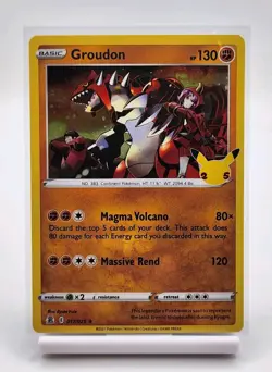 Kyogre and Groudon Celebrations HOLOS 2 Card Set NM! Ready to Ship! - Image 3