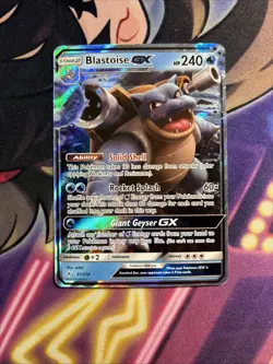 Blastoise GX - 35/214 - Pokemon Unbroken Bonds Sun & Moon Ultra Rare Card LP - Image 1