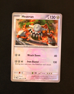 Pokemon Card - Heatran 068/131 Master Ball Reverse - Prismatic Evolutions - NM ⭐ - Image 1