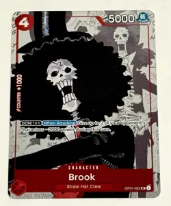 2022 One Piece TCG Brook 25th Anniversary Premium Card Coll #022 English Foil - Image 1