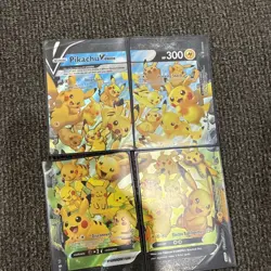 Pikachu V-Union PROMO Set of All 4 Cards SWSH139-142 NM Pokemon Nintendo M9253 - Image 1