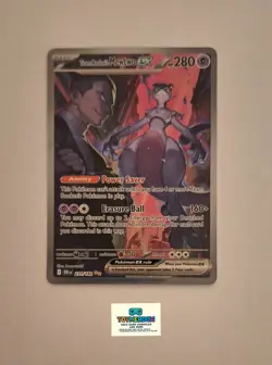 Teamrocket Mewtwo EX Pokemon Card Just Pulled & Put In Sleeve Mint Condition - Image 1