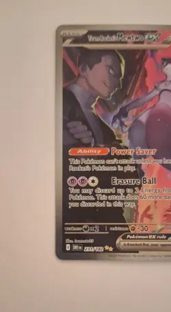 Teamrocket Mewtwo EX Pokemon Card Just Pulled & Put In Sleeve Mint Condition - Image 3