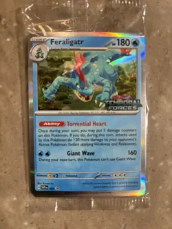 Pokemon Temporal Forces Staff Prerelease Promo Set of 4 NM Factory Sealed Cards - Image 1