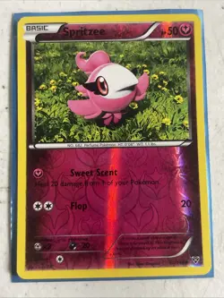 Pokemon Card Spritzee 92/146 XY Base Set Reverse Holo - Image 1