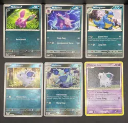 12x Pokemon Cards Nidoking Nidoqueen Nidoran Lot - XY Holo Promo Vintage Stamped - Image 2