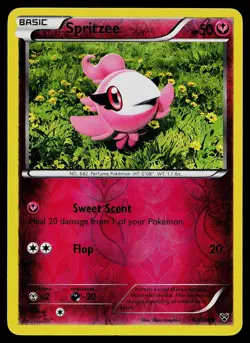 Pokemon Card Spritzee 92/146 XY Base Set Reverse Holo - Image 1