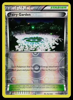 Pokemon Card Fairy Garden 117/146 XY Base Set Reverse Holo - Image 1