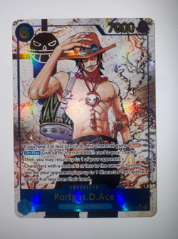 Portgas D. Ace OP13-119 SEC Carrying on His Will - ONE PIECE Card Game English - Image 1
