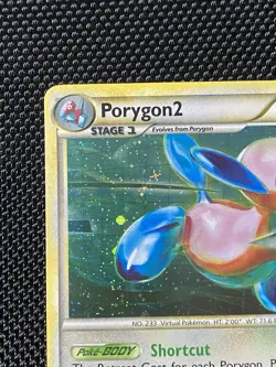Porygon2 HGSS23 Rare 2010 Black Star Promo Holo New Pokemon Card LP/NM - Image 2