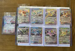 Prismatic Evolutions Surprise Box Stamp Ex Promo Cards 9/9 Complete Set SEALED - Image 1