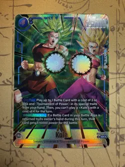 Kale FB08-032 Alternate Art Saiyan's Pride Dragon Ball English Card Fusion World - Image 1