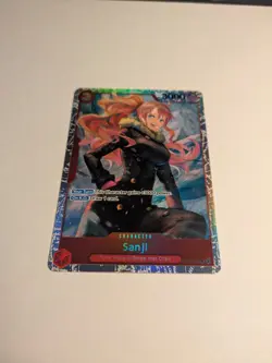 One Piece Card Game TCG - Sanji OP10-005 Royal Blood SR English - Image 2