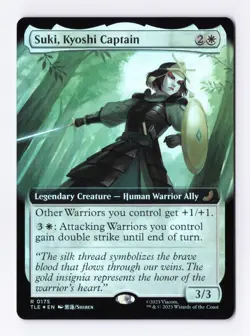 Suki, Kyoshi Captain (Extended Art Foil) MTG Avatar Last Airbender Eternal Legal - Image 1