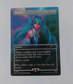 MTG: Shelter #1587/Secret Lair: Hatsune Miku/Regular/ NM Condition - Image 1