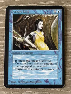 Creature Bond - LP - Alpha Mtg Magic: The Gathering - Image 1