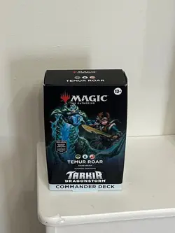 MTG: Temur Roar ⭐ Tarkir Dragonstorm ⭐ Sealed Commander Deck Magic The Gathering - Image 1