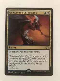 Glimpse the Unthinkable MTG Double Masters NM #218 - Image 1