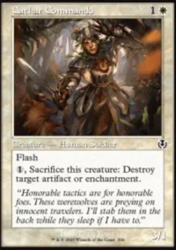 Cathar Commando Innistrad Remastered (INR) 336 MTG Retro (STAR) Foil - Image 1