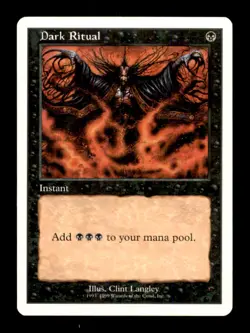 MTG Dark Ritual LP Light Play The List [4312] - Image 1