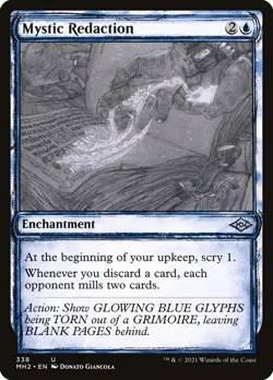 MTG NM Mystic Redaction (Showcase) #338 Modern Horizons 2 - Image 1