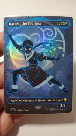Katara, the Fearless (Borderless) (Neon Ink Foil) Avatar: The Last Airbender... - Image 2