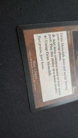 Grim Monolith - Urza's Legacy *NM* Near Mint - Reserved List MTG - Image 2