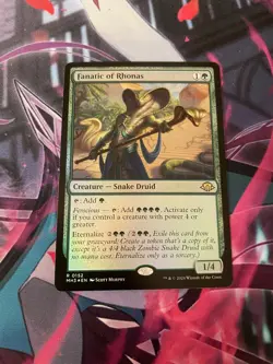 MTG - FANATIC OF RHONAS - RARE - FOIL - MH3 - NM - Image 1