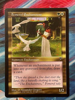 MTG Magic The Gathering Femeref Enchantress From Visions, NM - Image 1