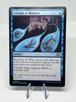 MTG Consign to Memory Modern Horizons 3 Non-Foil Magic The Gathering LP - Image 1