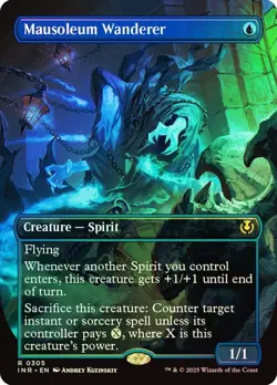 Mausoleum Wanderer Foil Borderless Innistrad Remastered NM MTG - Image 1