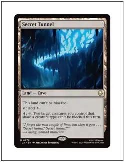 1x Secret Tunnel, Magic the Gathering, MTG NM - Image 1