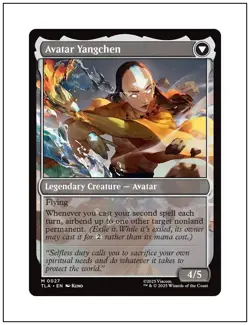 1x The Legend of Yangchen, Avatar The Last Airbender, Magic MTG NM - Image 2