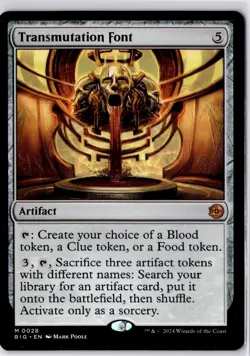 Transmutation Font Outlaws of Thunder Junction: the Big Score Regular NM M 0028 - Image 1