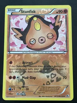 Pokemon Holo Stunfisk RC12/RC25 Legendary Treasures Radiant Collection - LP - Image 1