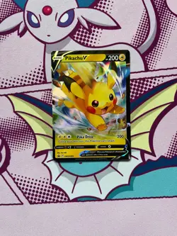 Pokemon TCG - Pikachu V SWSH285 - Crown Zenith - Black Star Promo - NM - Image 1
