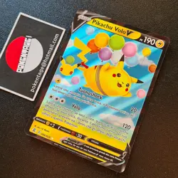 Gran Festa Holo Pikachu Volo V 006/025 Fullart Pokemon MINT olo Full Art TCG - Image 1