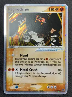 Pokemon Regirock ex 99/106 - Emerald Holo Rare NM - Image 1