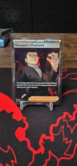 Pokemon 2023 Giovanni's Charisma 197/165 NM - Image 1