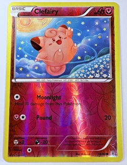 Pokemon TCG Clefairy 50/83 XY Generations Reverse Holo NEAR MINT - Image 1