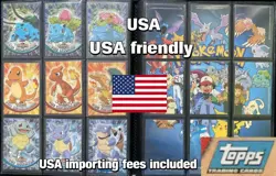 Pokemon TOPPS Series 1 - Complete BLUE logo set 90/90 - Excellent condition - Image 1