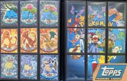 Pokemon TOPPS Series 1 - Complete BLUE logo set 90/90 - Excellent condition - Image 2