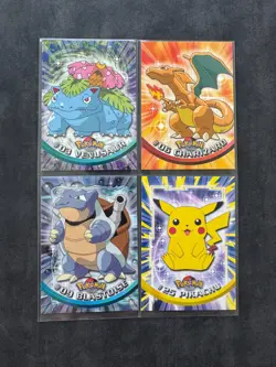 Pokemon TOPPS Series 1 - Complete BLUE logo set 90/90 - Excellent condition - Image 5