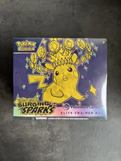 Pokemon TCG Surging Sparks Pokemon Center Elite Trainer Box ETB - IN HAND - Image 1