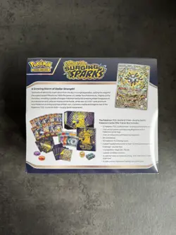 Pokemon TCG Surging Sparks Pokemon Center Elite Trainer Box ETB - IN HAND - Image 2
