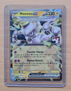 Pokemon TCG - Mewtwo EX - Play! Pokemon Prize Pack Series 5 Stamped Promo - NM - Image 1