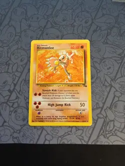 Pokemon: Hitmonlee #22/62 Fossil Rare 1999 WOTC Non-holo - LP - J64 - Image 1